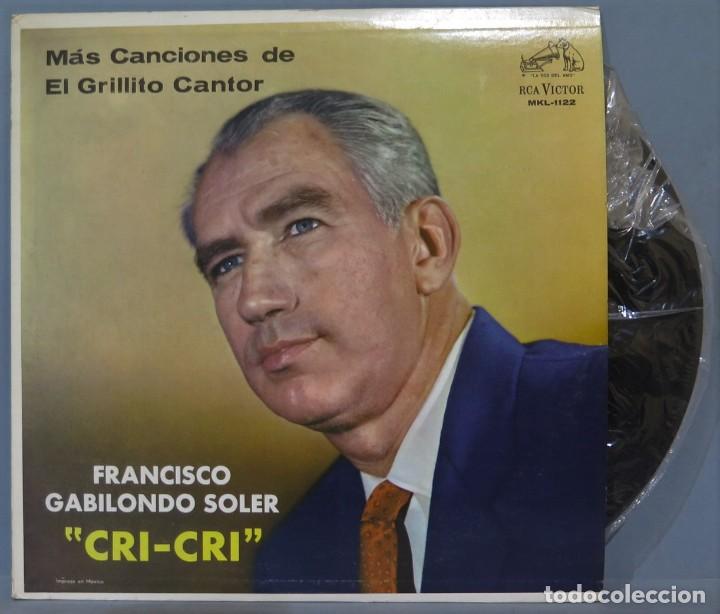 Discos de vinilo: LP. CRI-CRI. GABILONDO SOLER - Foto 1