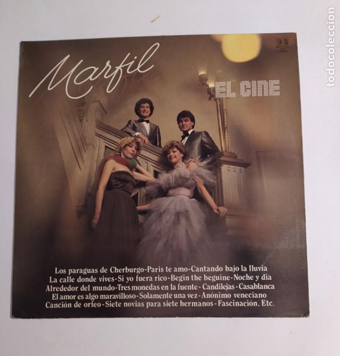 Discos de vinilo: Marfil. El cine. LP. TDKDA75 - Foto 1