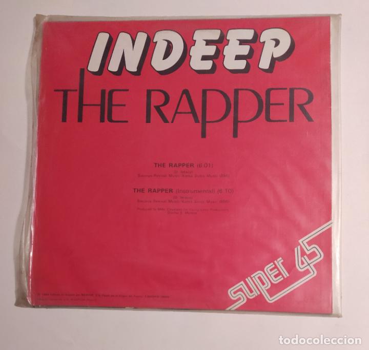 Discos de vinilo: INDEEP - THE RAPPER. MAXI - SINGLE. TDKDA75 - Foto 2