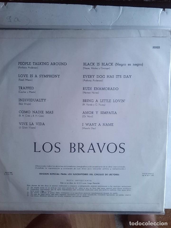 Discos de vinilo: LOS BRAVOS - PEOPLE TALKING AROUND 1970 - Foto 2