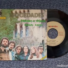 Discos de vinilo: MOCEDADES - TOMAME O DEJAME / NOBODY KNOWS. Lote 218907080