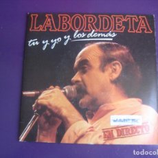 Disques de vinyle: LABORDETA - TU, YO Y LOS DEMAS SG FONOMUSIC 1985 - ALBADA - FOLK ARAGON 70'S 80'S. Lote 218921581
