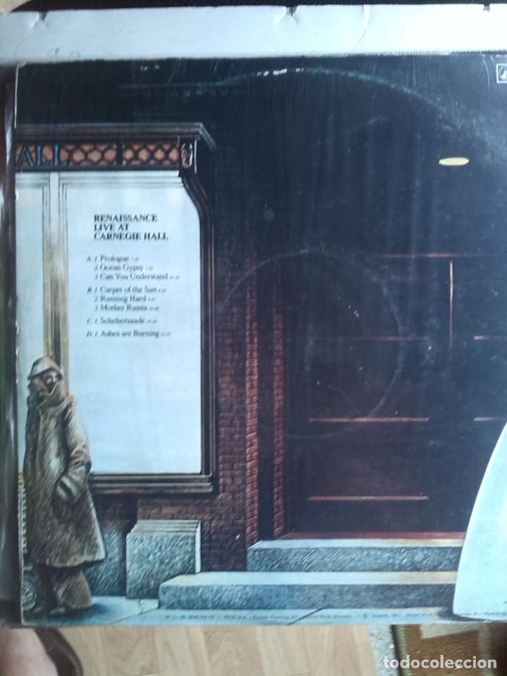 Discos de vinilo: RENAISSANCE - CARNEGIE HALL LIVE 1977 2 LPS GATEFOLD - Foto 2