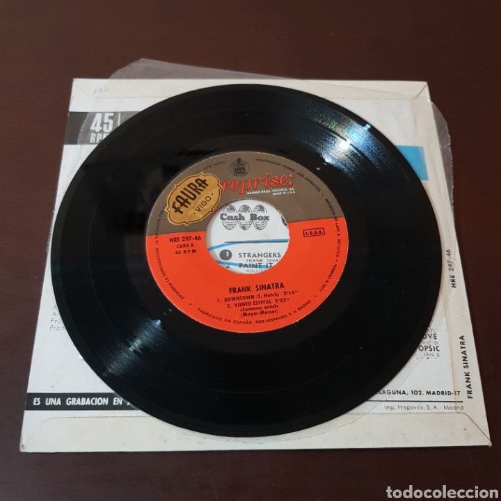 Discos de vinilo: FRANK SINATRA - EXTRA&Ntilde;OS EN LA NOCHE - Foto 3