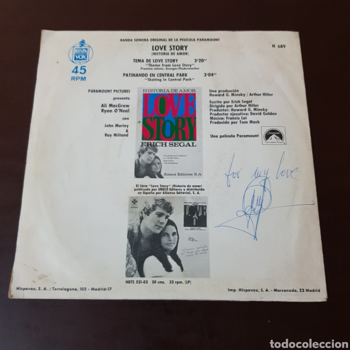 Discos de vinilo: LOVE STORY - Foto 2
