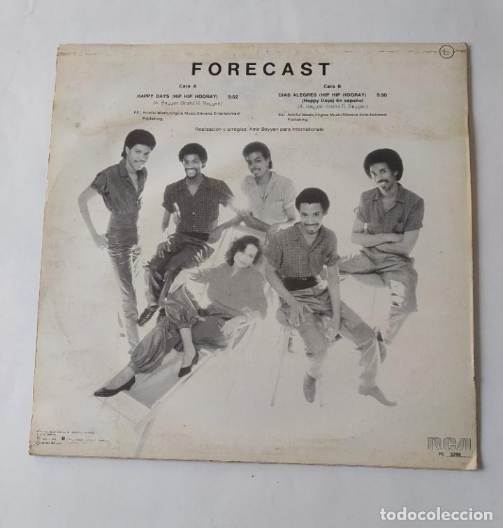 Discos de vinilo: MAXI SINGLE FORECAST - D&Iacute;AS ALEGRES (HIP HIP HOORAY) -. MAXI SINGLE. TDKDA75 - Foto 2