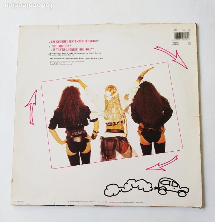 Discos de vinilo: MARINES - SAY GOODBYE. MAXI SINGLE. TDKDA75 - Foto 2