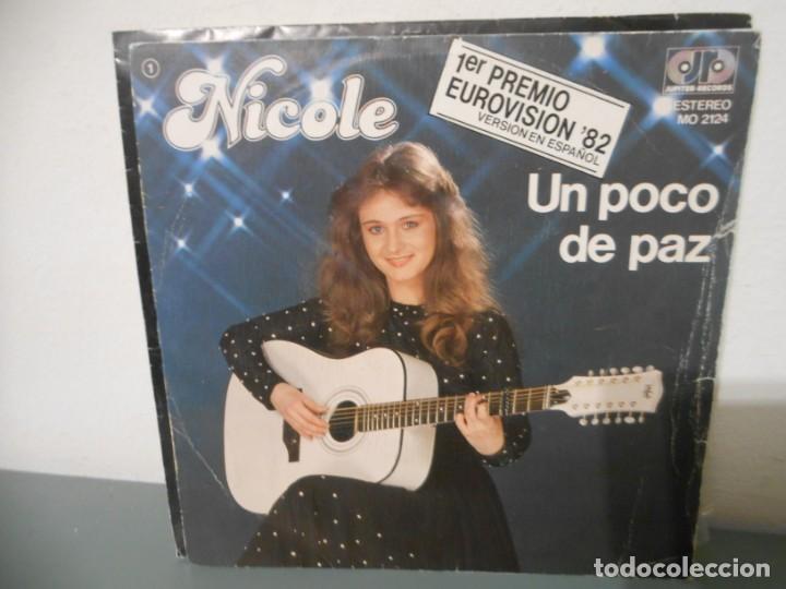 Discos de vinilo: NICOLE - UN POCO DE PAZ - Foto 1