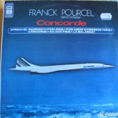 Discos de vinilo: LP - FRANCK POURCEL Y SU GRAN ORQUESTA - CONCORDE (SPAIN, EMI ODEON 1975). Lote 403315979
