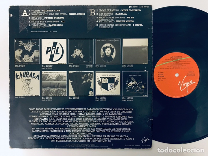 Discos de vinilo: Virgin, As&iacute; Nacimos - Foto 2