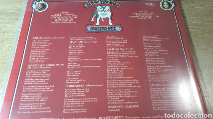 Discos de vinilo: STATUS QUO DOG OF TWO HEAD - Foto 2