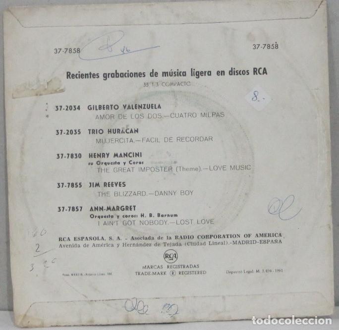 Discos de vinilo: SONNY JAMES - APACHE MAGNETISM - SINGLE - Foto 2