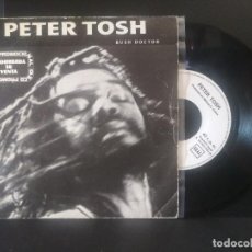 Discos de vinilo: PETER TOSH BUSH DOCTOR SINGLE SPAIN 1984 PDELUXE. Lote 219052885