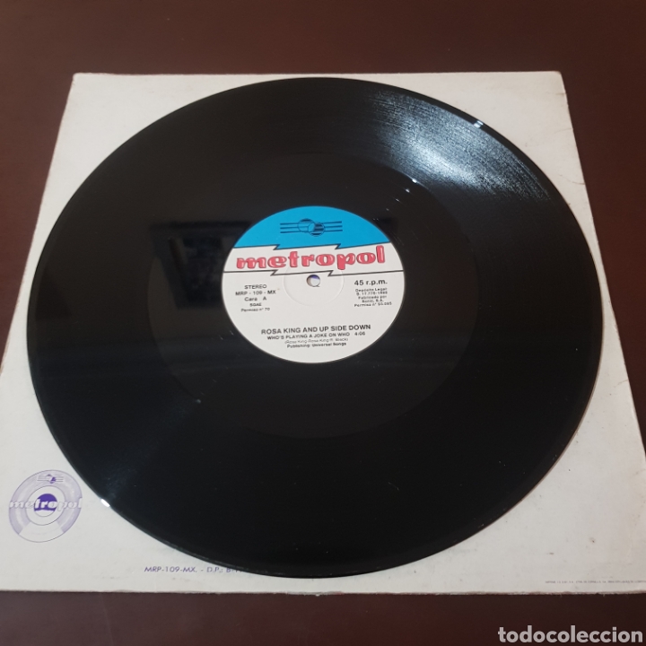 Discos de vinilo: ROSA KING & UP SIDE DOWN - WHOS PLAYING A JOKE ON WHO - Foto 4