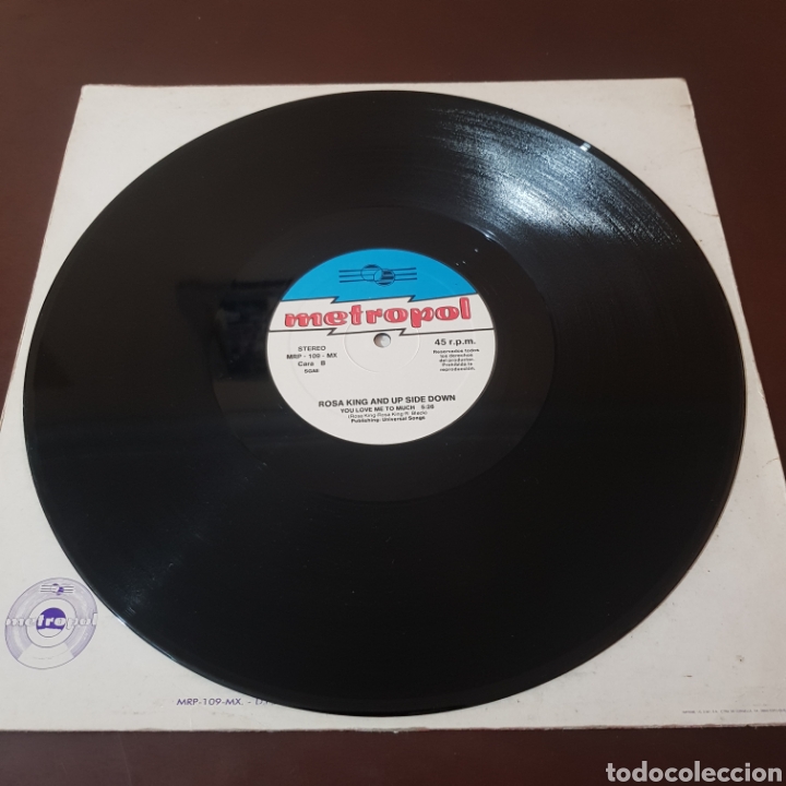Discos de vinilo: ROSA KING & UP SIDE DOWN - WHOS PLAYING A JOKE ON WHO - Foto 5