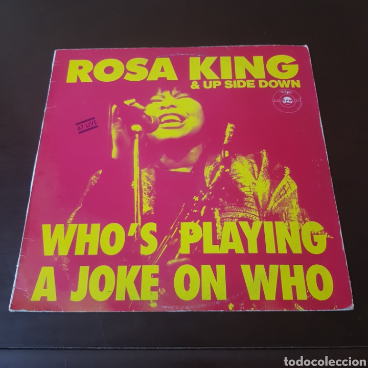 Discos de vinilo: ROSA KING & UP SIDE DOWN - WHOS PLAYING A JOKE ON WHO - Foto 6