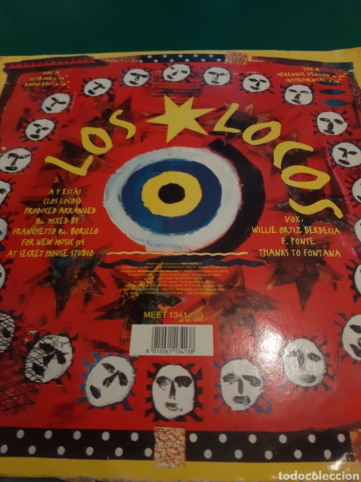 Discos de vinilo: A y esta ! Los locos maxi - Foto 2