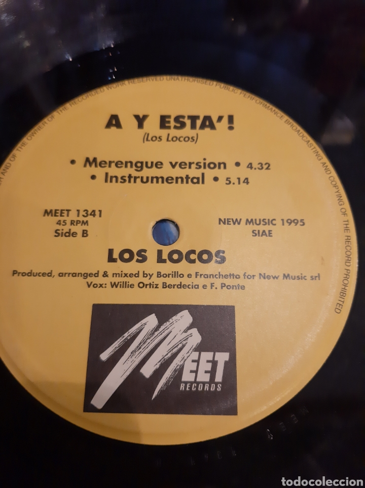 Discos de vinilo: A y esta ! Los locos maxi - Foto 4