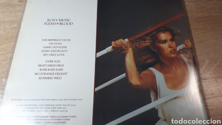 Discos de vinilo: ROXY MUSIC FLESH + BLOOD - Foto 2