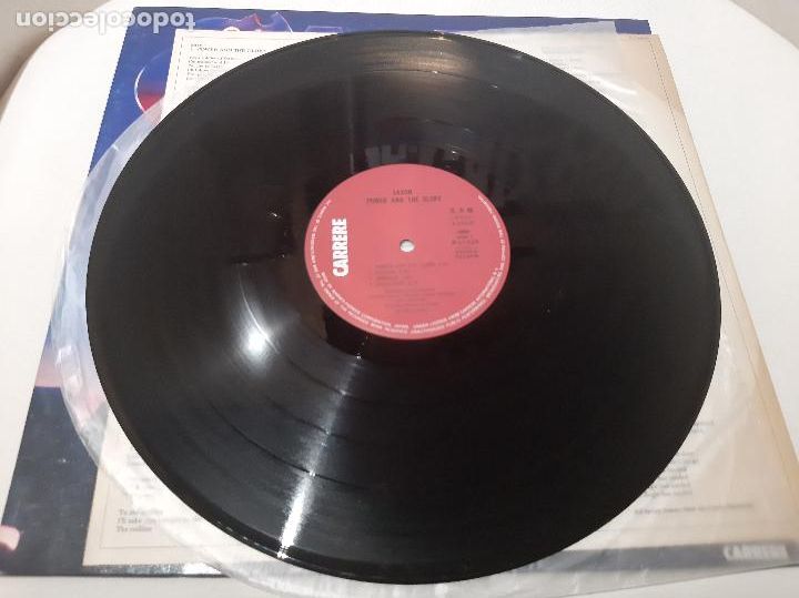Discos de vinilo: SAXON -POWER & THE GLORY- (1983) - Foto 4