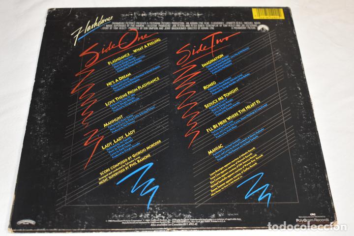 Discos de vinilo: DISCO LP VINILO FLASHDANCE WHAT A FEELING IMAGINATION MANIAC 1983 - Foto 2