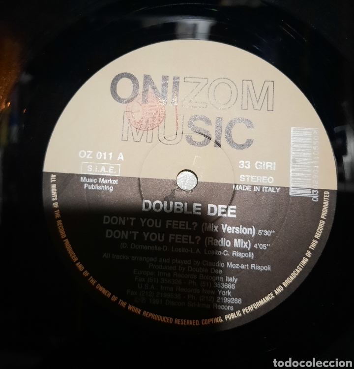 Discos de vinilo: Double dee - Dont you feel? - Foto 3