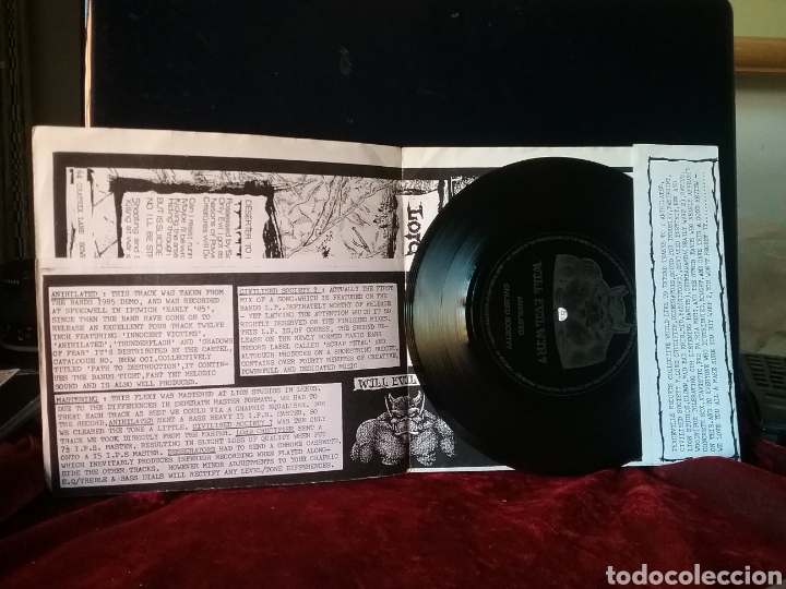 Discos de vinilo: WILL EVIL WIN 1987 Flexi Ep. - Foto 3
