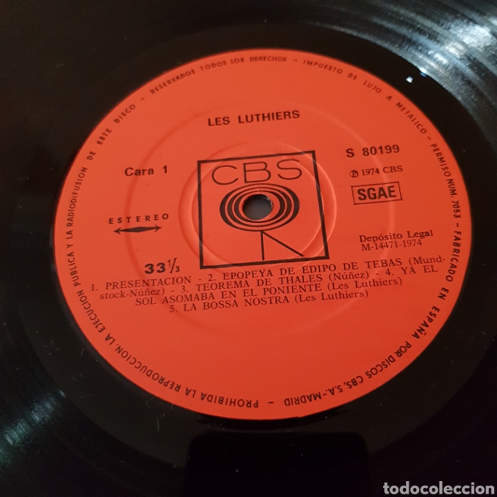 Discos de vinilo: LES LUTHIERS - CBS 1974 - Foto 4