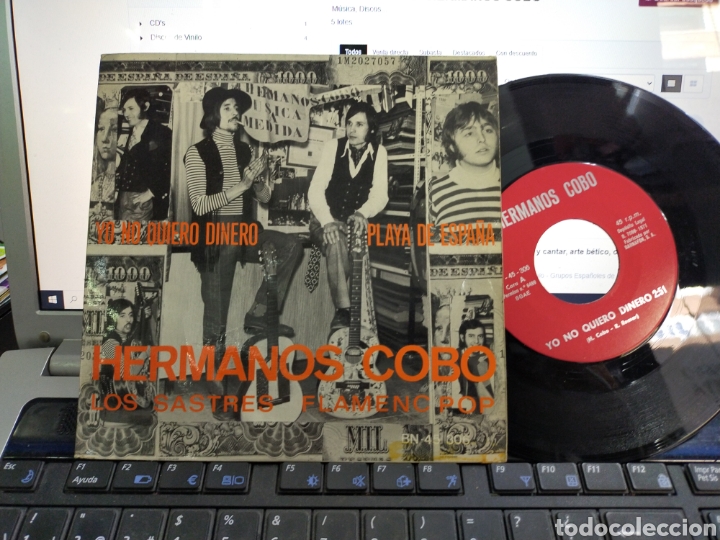 Discos de vinilo: Hermanos cobo single yo no quiero dinero 1971