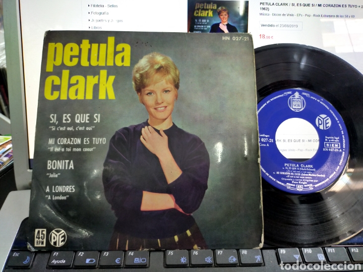 Discos de vinilo: Petula Clark EP si, es que si + 3 Espa&ntilde;a 1962 - Foto 1