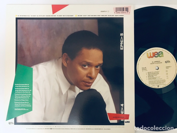 Discos de vinilo: Al Jarreau Heart&rsquo;s Horizon Impecable - Foto 2