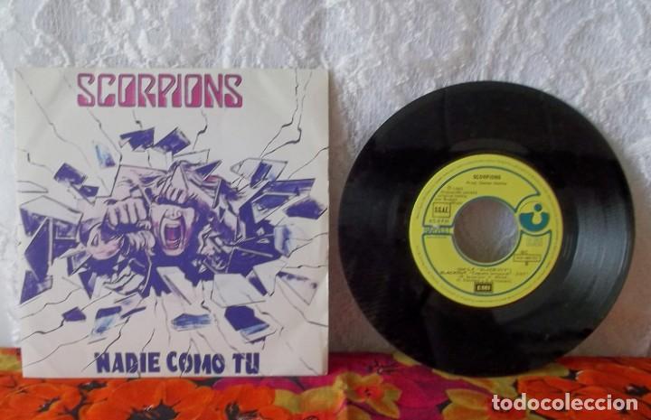 Discos de vinilo: SCORPIONS-SINGLE-NADIE COMO TU-1982 - Foto 2