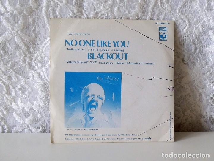 Discos de vinilo: SCORPIONS-SINGLE-NADIE COMO TU-1982 - Foto 3