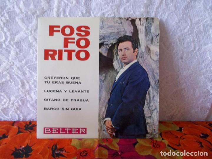 Discos de vinilo: FUNDA SINGLE FOSFORITO - Foto 1