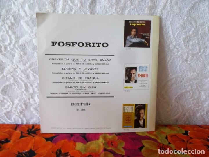 Discos de vinilo: FUNDA SINGLE FOSFORITO - Foto 2