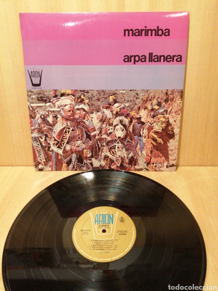 Discos de vinilo: Marimba. Arpa Llanera. - Foto 1