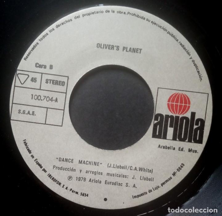 Discos de vinilo: OLIVER PLANET - Mr sun / Dance machine - SINGLE 1979 - ARIOLA - Foto 3