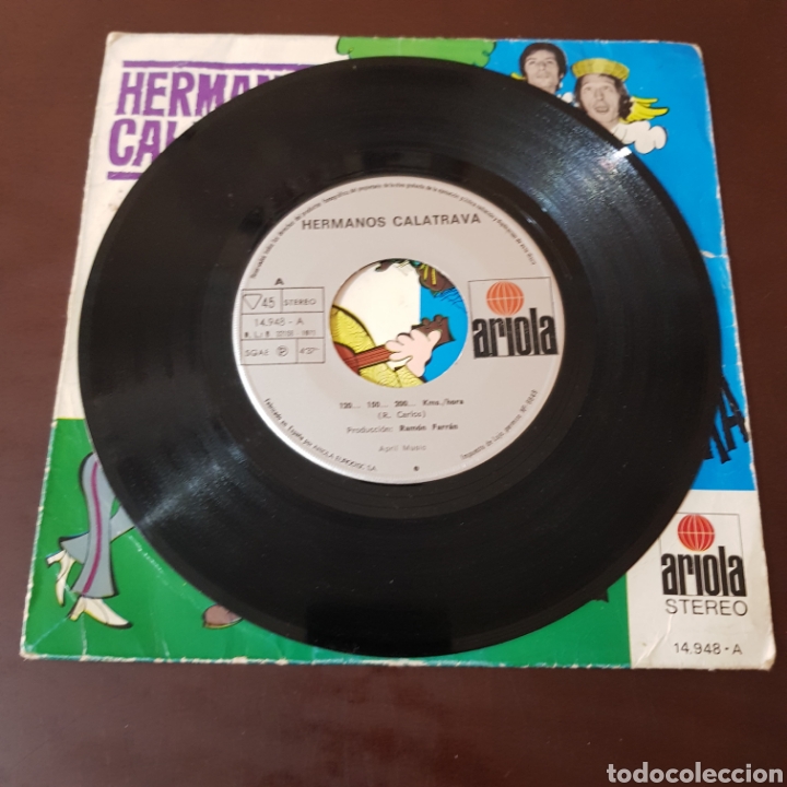 Discos de vinilo: HERMANOS CALATRAVA - EL GARROTIN ... - Foto 3