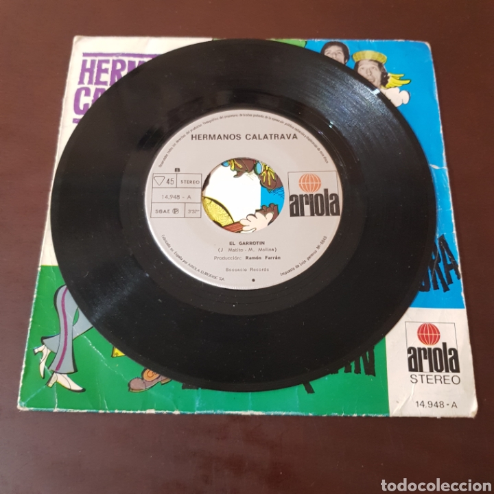 Discos de vinilo: HERMANOS CALATRAVA - EL GARROTIN ... - Foto 4