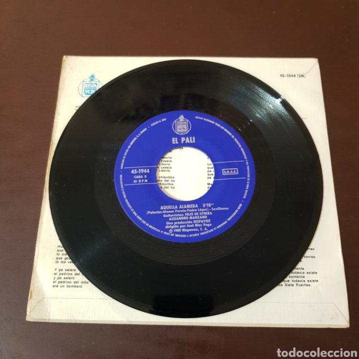 Discos de vinilo: EL PALI - COSILLAS DEL CORRAL DEL CONDE - Foto 4