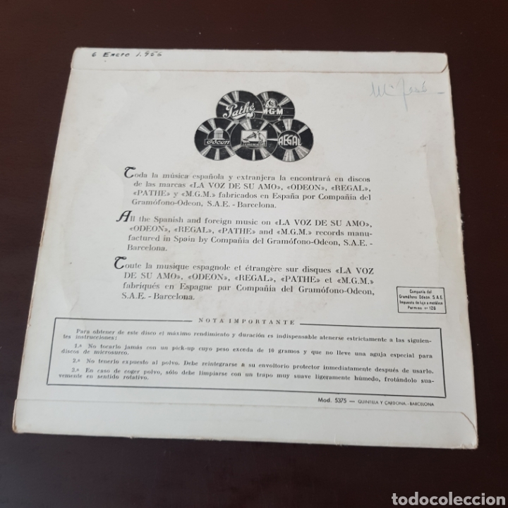 Discos de vinilo: CARLOS RAM&Iacute;REZ - BARBARA RUICK - Foto 2