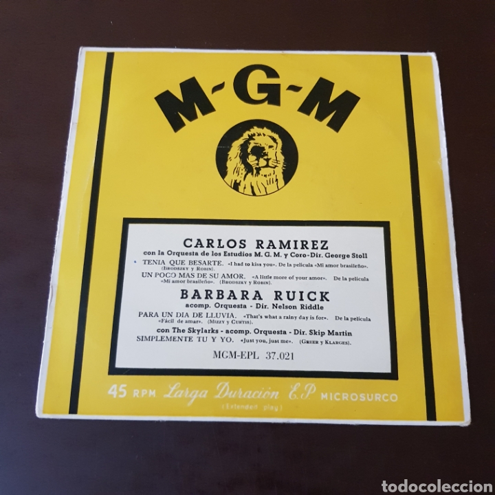 Discos de vinilo: CARLOS RAM&Iacute;REZ - BARBARA RUICK - Foto 1