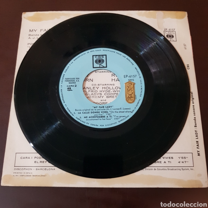Discos de vinilo: MY FAIR LADY - AUDREY HEPBURN - REX HARRISON - Foto 3