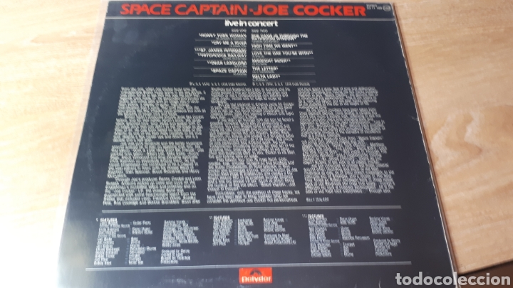 Discos de vinilo: JOE COCKER LIVE IN CONCERT SPACE CAPTAIN - Foto 2
