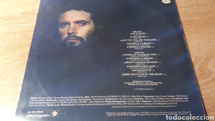 Discos de vinilo: DAVID ESSEX IMPERIAL WIZARD - Foto 2