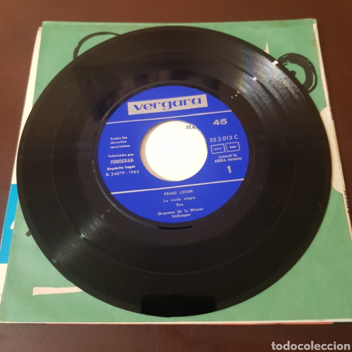 Discos de vinilo: FRANZ LEHAR VALSES - LA VIUDA ALEGRE- EVA ... - Foto 3