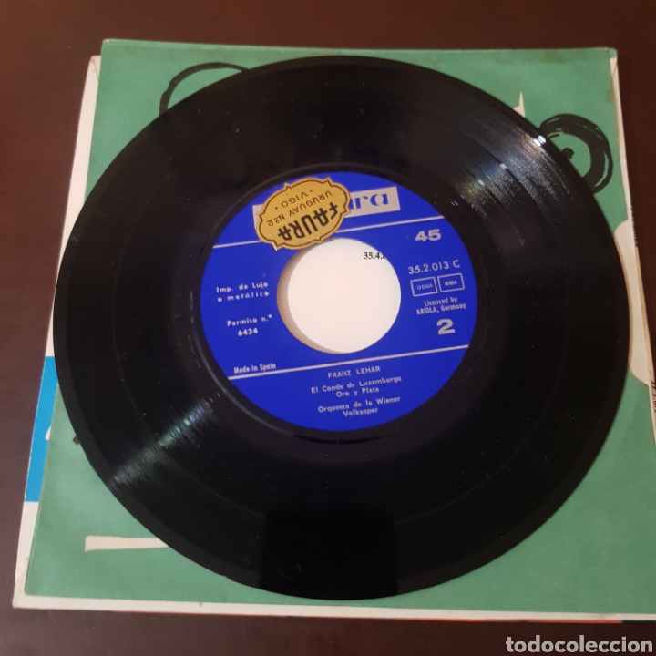 Discos de vinilo: FRANZ LEHAR VALSES - LA VIUDA ALEGRE- EVA ... - Foto 4