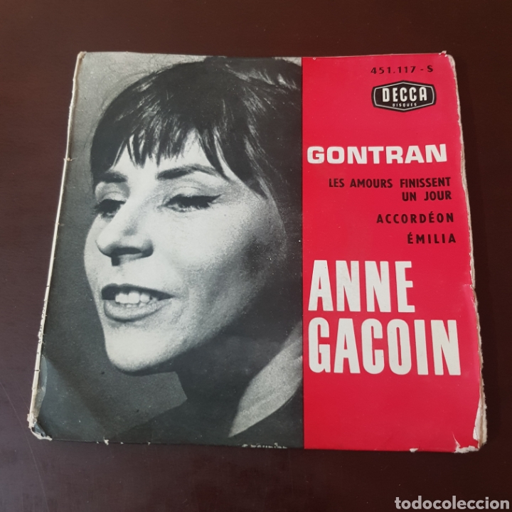 Discos de vinilo: ANNE GACOIN - GONTRAN - DECCA - Foto 1