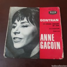 Discos de vinilo: ANNE GACOIN - GONTRAN - DECCA. Lote 219306580