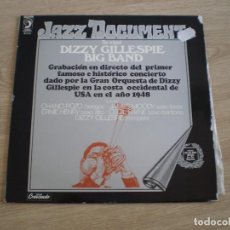 Discos de vinilo: LP. DIZZY GILLESPIE. JAZZ DOCUMENT.